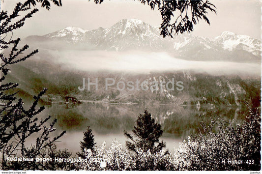 Kochelsee gegen Herzogstand 1731 m - old postcard - Germany - unused - JH Postcards