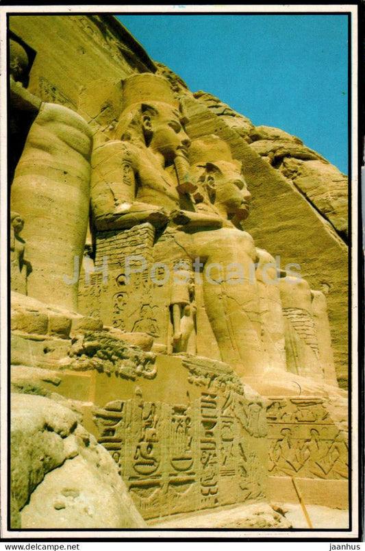 Abu Simbel The Temple of Abu Simbel - ancient world - Egypt - unused - JH Postcards