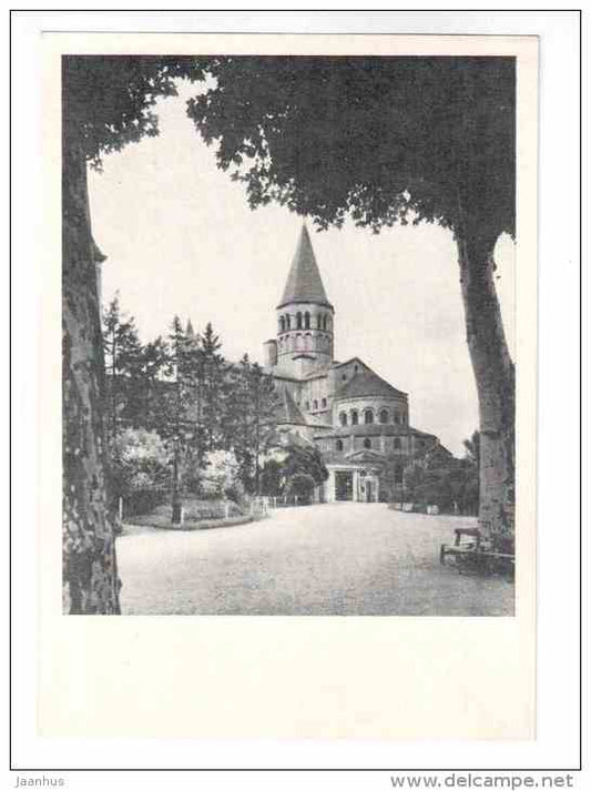 Collegiate Church of Our Lady - Paray-le-Monial - Romanesque architecture - 1971 - France - unused - JH Postcards