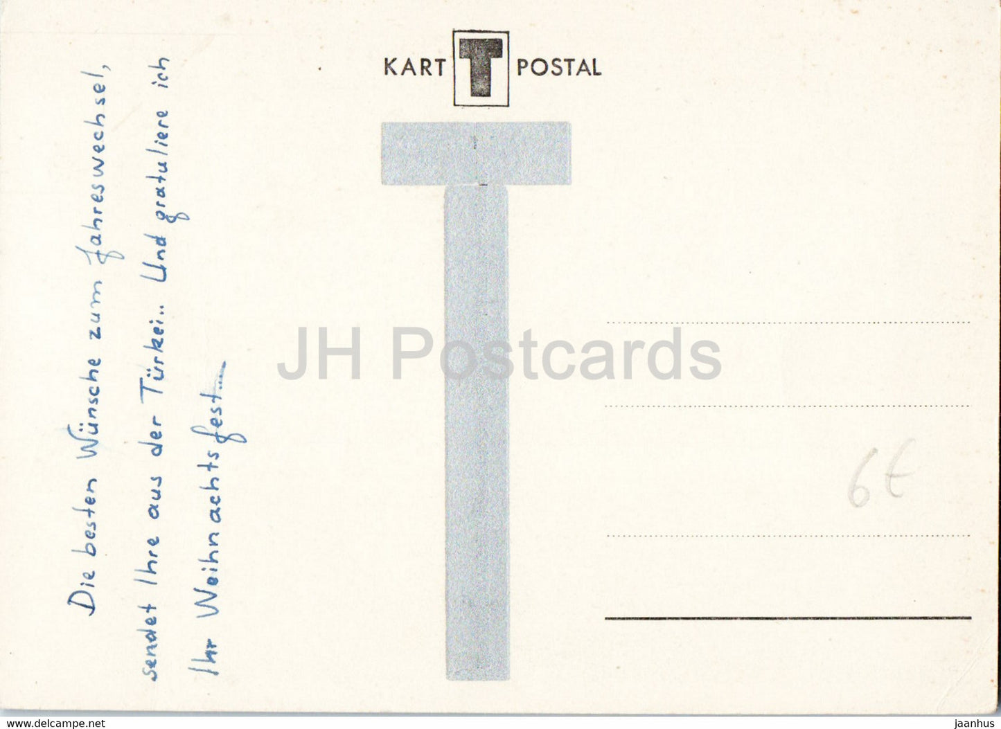 Ankara - Vieilles maisons turques - carte postale ancienne - Turquie - occasion