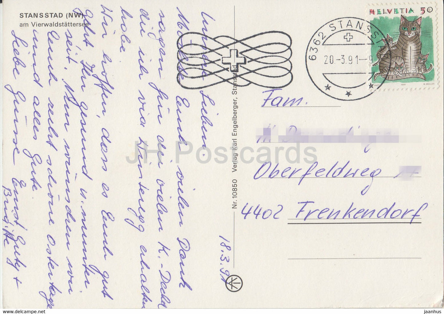 Stansstad NW - am Vierwaldstattersee - 10850 - 1991 - Suisse - d'occasion