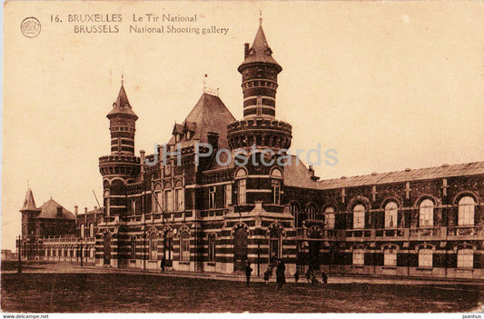 Bruxelles - Brussels - Le Tir National - National Shooting Gallery - 16 - old postcard - Belgium - used - JH Postcards