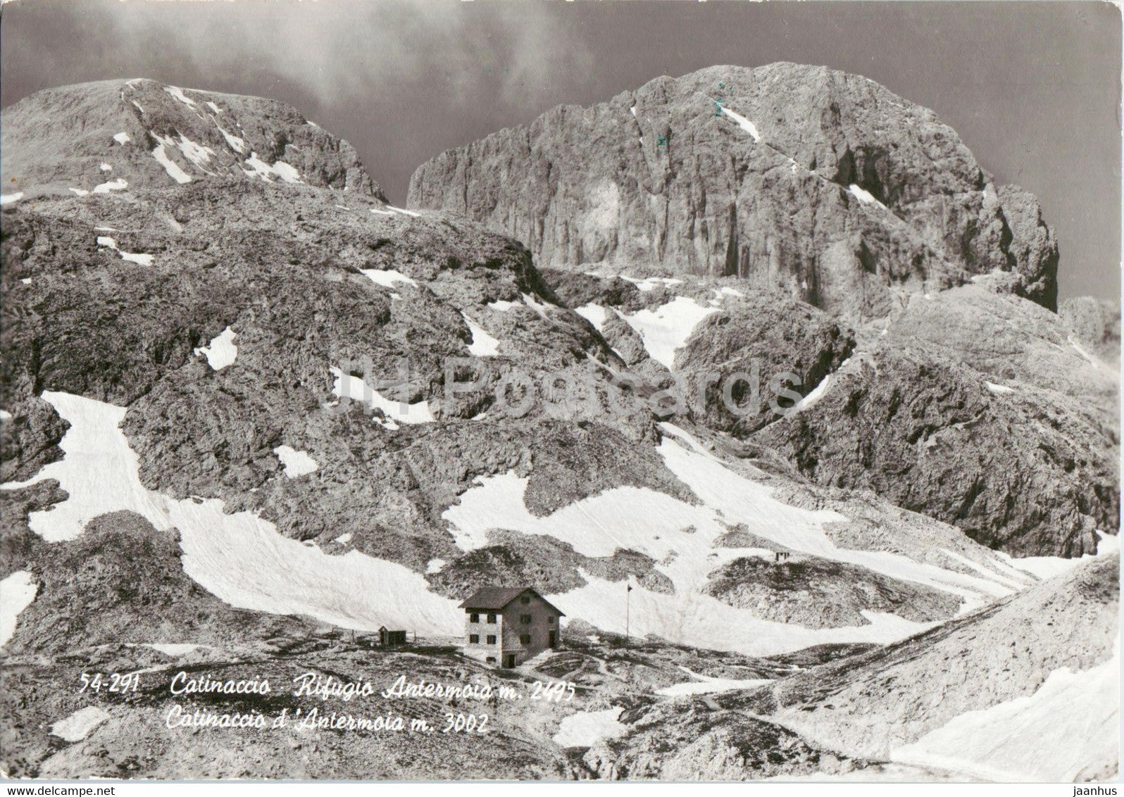Catinaccio - Rifugio Antermoia - 1973 - Italy - used - JH Postcards