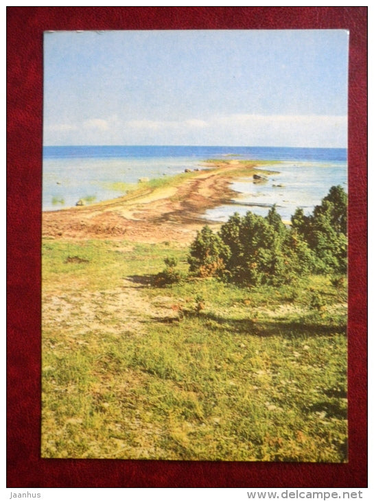 Telliskivi bank - Hiiumaa island - 1977 - Estonia USSR - unused - JH Postcards