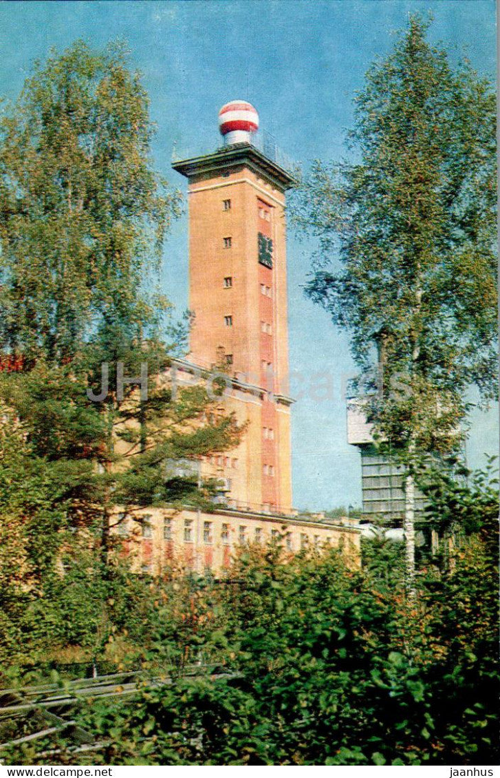 Obninsk - Aerosol building of the Institute of Experimental Meteorology - 1976 - Russia USSR - unused - JH Postcards
