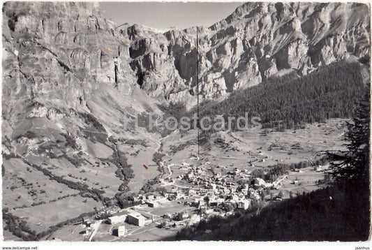 Leukerbad - Loeche les Balns 1401 m - Gammipass 2316 m - 50311 - Switzerland - 1960 - used - JH Postcards