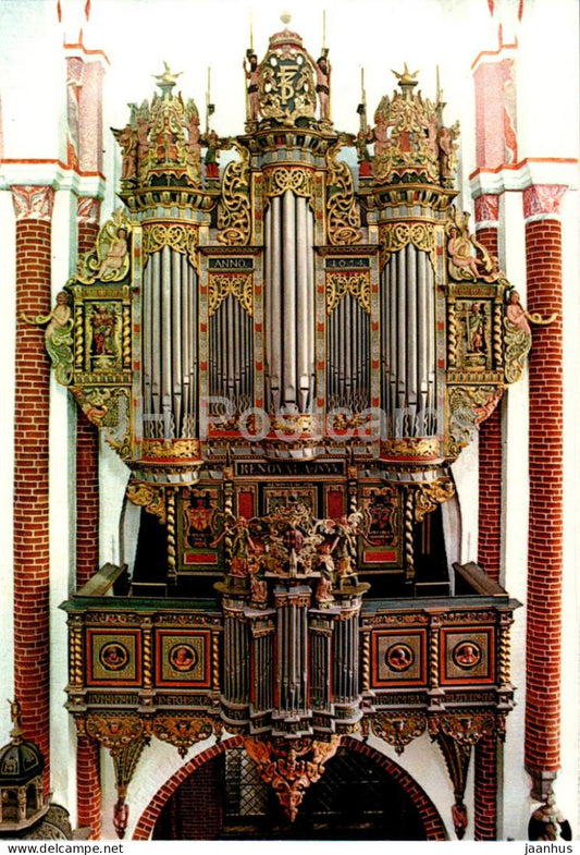 Roskilde cathedral - The Organ - 39 - Denmark - unused - JH Postcards
