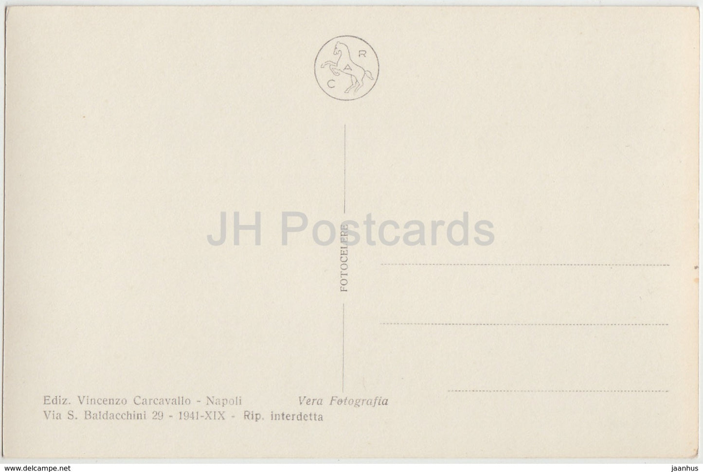 Pompei - Pompeii - Il Foro - Porticato Orientale - The Forum - Eastern Porch - 724 - old postcard - Italy - unused