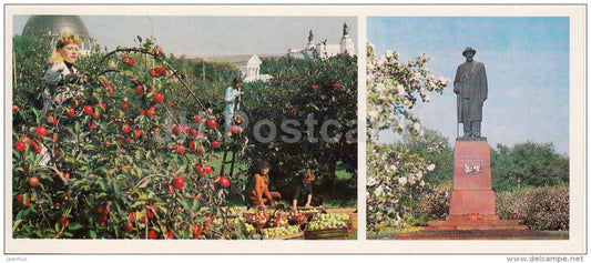 The Michurin Experimental Orchard - Michurin Monument - VDNKh - Moscow - 1986 - Russia USSR - unused - JH Postcards