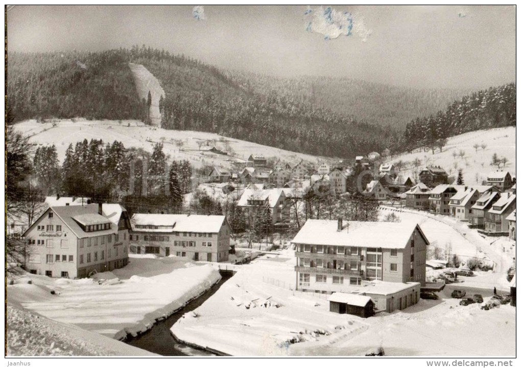 Luftkurort und Wintersportplatz Enzklösterle bei Wildbad im Schwarzwald - 7546 - Germany - 1967 gelaufen - JH Postcards