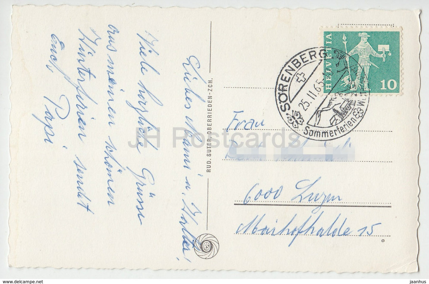 Sorenberg Skigebiet - Alpinski - 10992 - Schweiz - 1965 - gebraucht