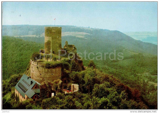 Burg-Hotel Ehrenburg - Baudenkmal aus der Antike und dem Mittelalter - schloss - castle - Brod 504 - 1974 gelaufen - JH Postcards