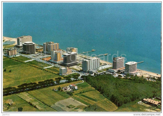 Zona Alberghiera , Veduta aerea - Hotels Zone - beach - Montesilvano - Abruzzo - 48493 - Italia - Italy - unused - JH Postcards