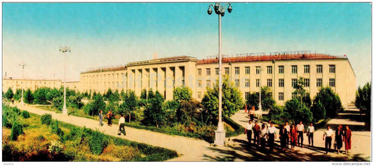 Turkmenian State University - Ashkhabad - Ashgabat - 1968 - Turkmenistan USSR - unused - JH Postcards