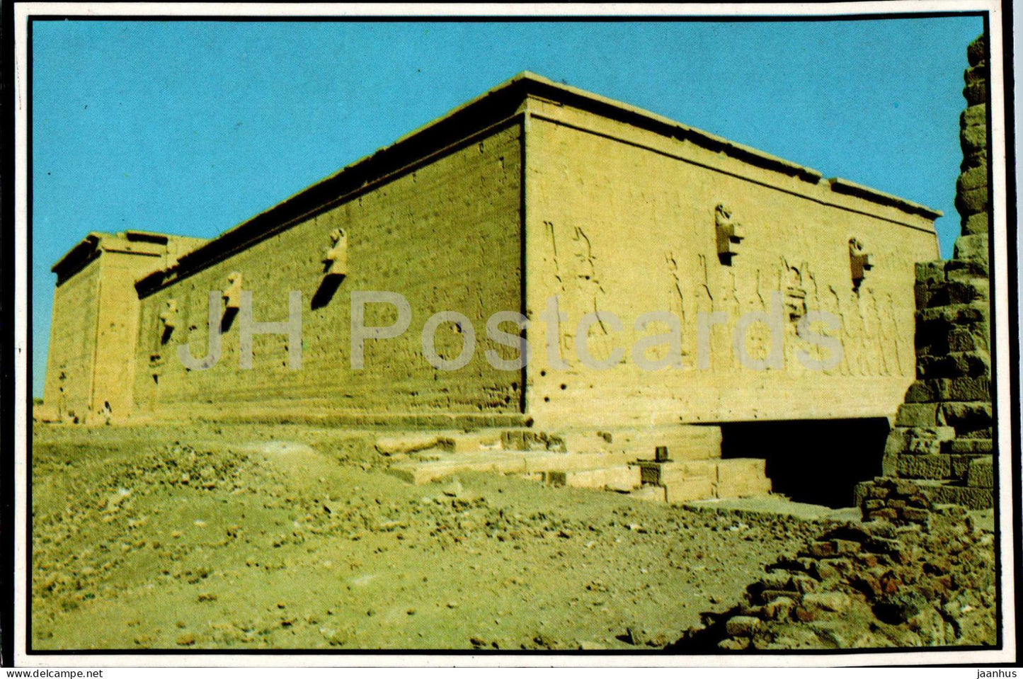 Dendera - Reliefs of Hator Temple - ancient world - Egypt - unused - JH Postcards