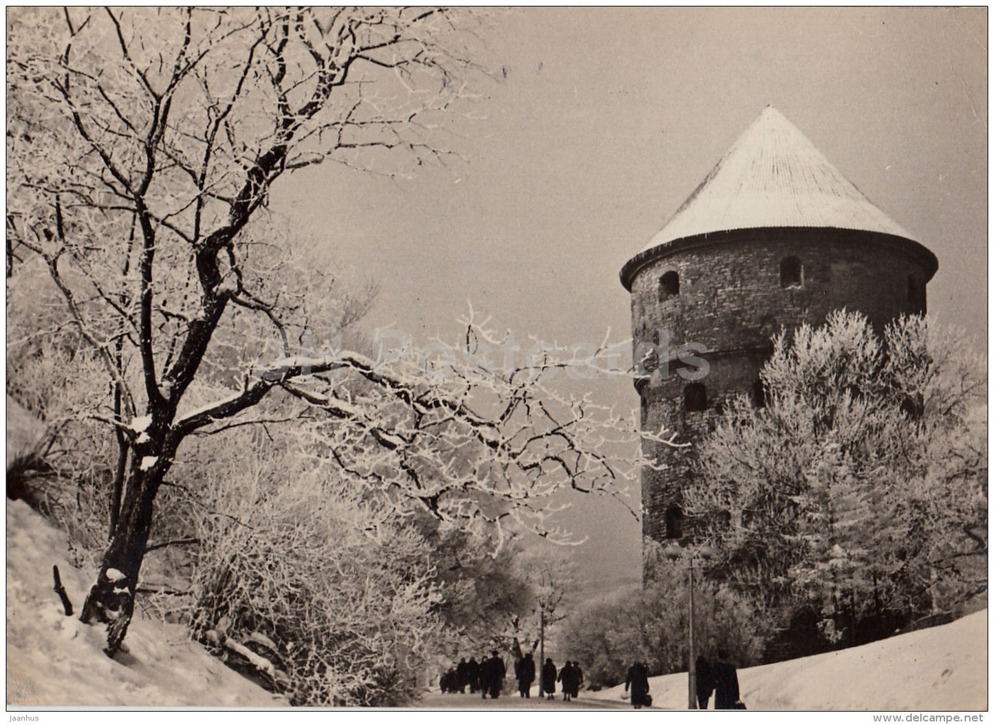 Kiek in de Kök - tower - Old Town - Tallinn - 1968 - Estonia USSR - used - JH Postcards