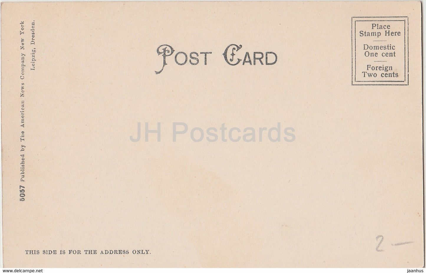 New York - Williamsburg Bridge - 5057 - carte postale ancienne - États-Unis - USA - inutilisé