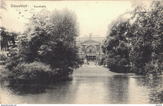 Dusseldorf - Kunsthalle - Feldpost - old postcard - 1917 - Germany - used - JH Postcards
