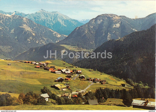 Untertschappina am Heinzenberg - Scalottas - Parpaner Rothorn - Lenzerhorn - Muttnerhohe - 7431 - Switzerland - unused - JH Postcards