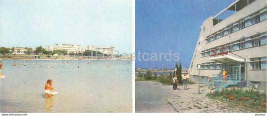 Sevastopol - holiday house Omega - The Tourist base of the ministry of defense - Crimea - 1981 - Ukraine USSR - unused - JH Postcards