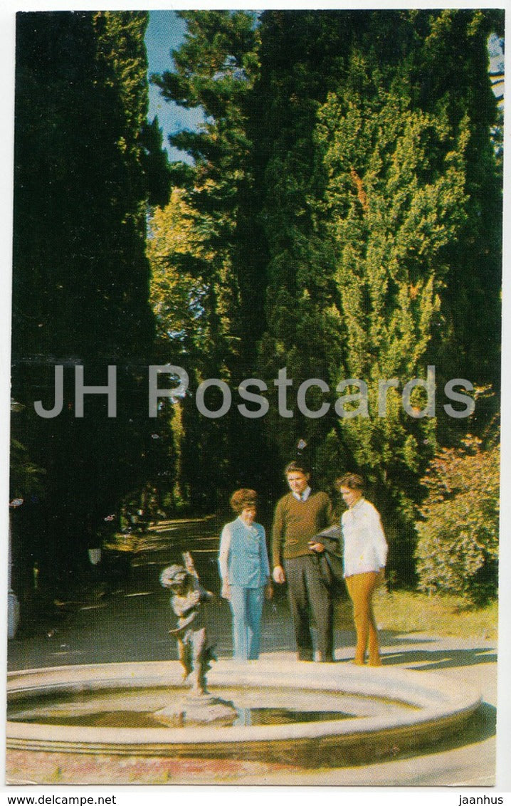 Sochi - Dendrarium - The Cypress Alley - 1971 - Russia USSR - unused - JH Postcards