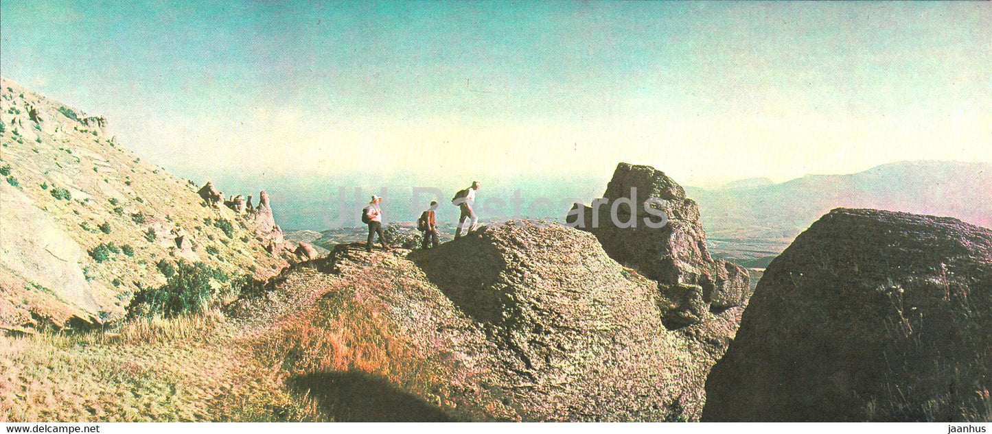 Along the Crimean mountain paths - Crimea - 1979 - Ukraine USSR - unused - JH Postcards