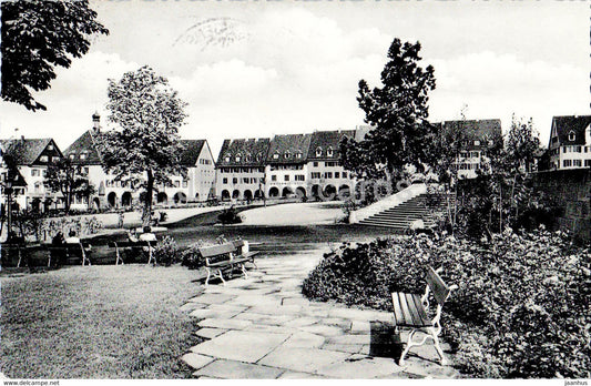 Freudenstadt - Partie am Marktplatz - old postcard - 1957 - Germany - used - JH Postcards