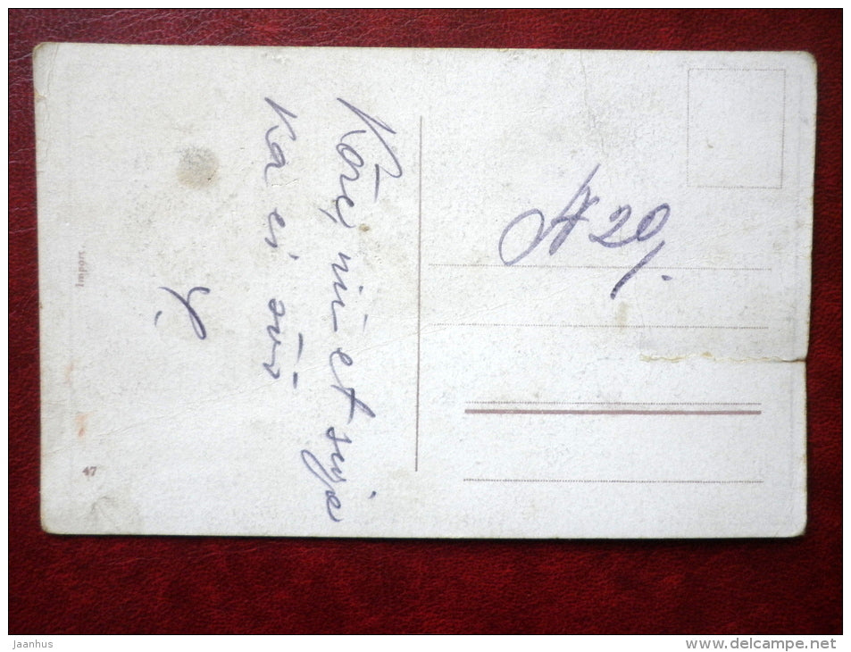 beggar - 47 - old postcard - unused - JH Postcards