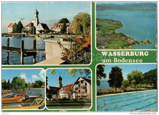 Wasserburg am Bodensee - Germany - gelaufen - JH Postcards