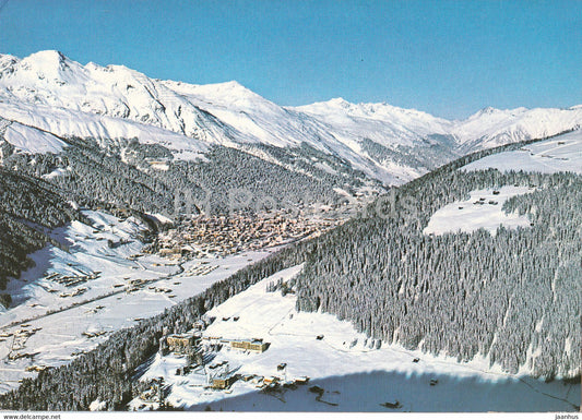 Davos Clavadel 1674 m - Clavaderelalp - Schiahorner - 713 - 1989 - Switzerland - used - JH Postcards