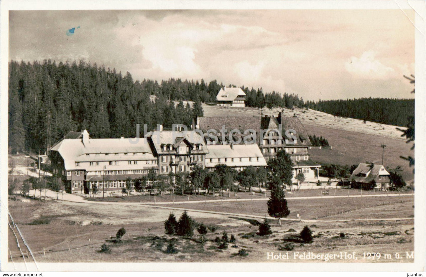Hotel Feldberg Hof 1279 m - old postcard - 1935 - Germany - used - JH Postcards
