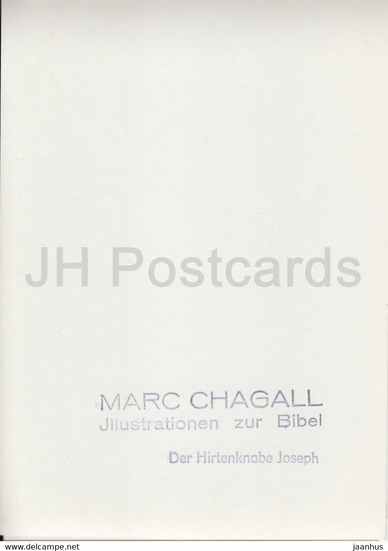 Illustration von Marc Chagall – Illustration zur Bibel – Der Hirtenknabe Joseph – Russische Kunst – Deutschland – unbenutzt