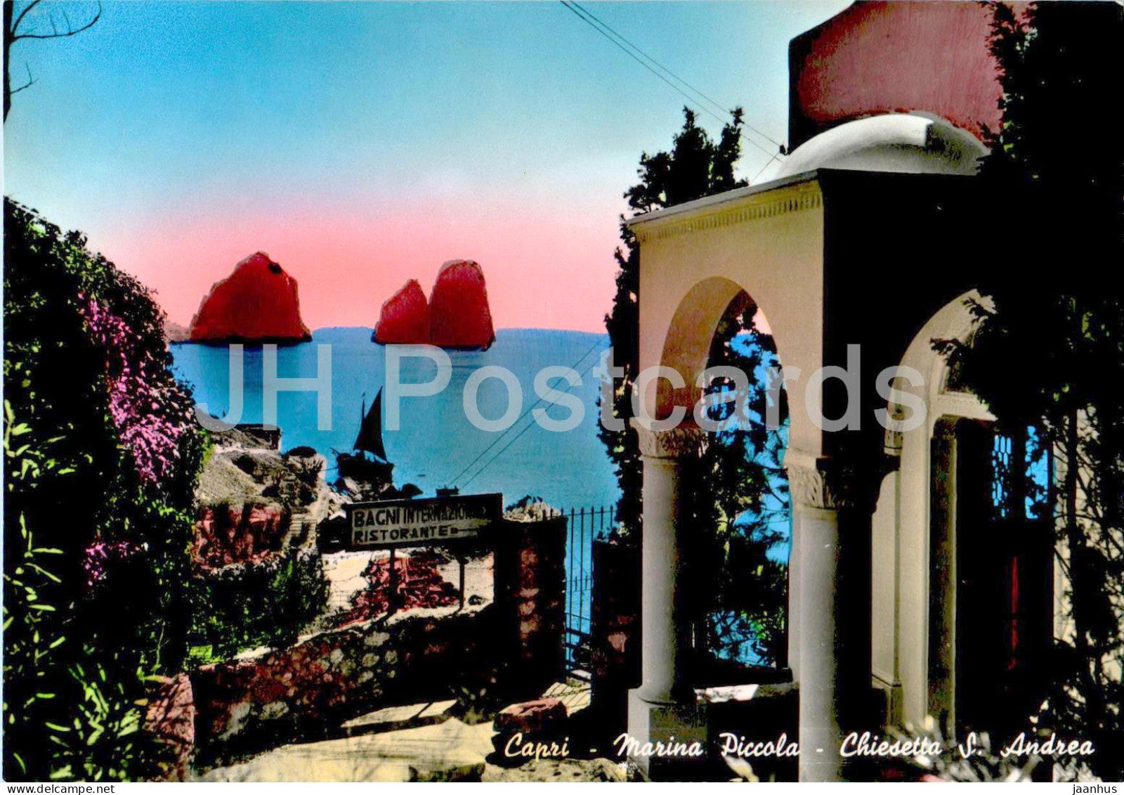 Capri - Marina Piccola - Chiesetta S Andrea - Italy - unused - JH Postcards