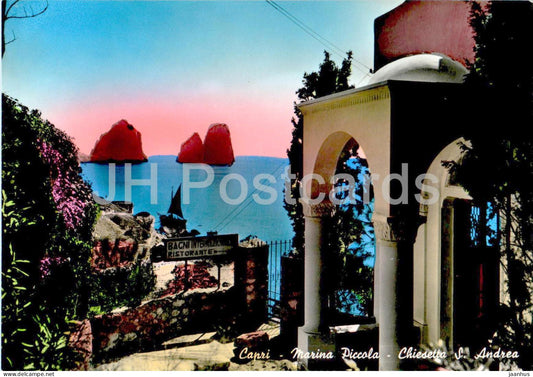 Capri - Marina Piccola - Chiesetta S Andrea - Italy - unused - JH Postcards