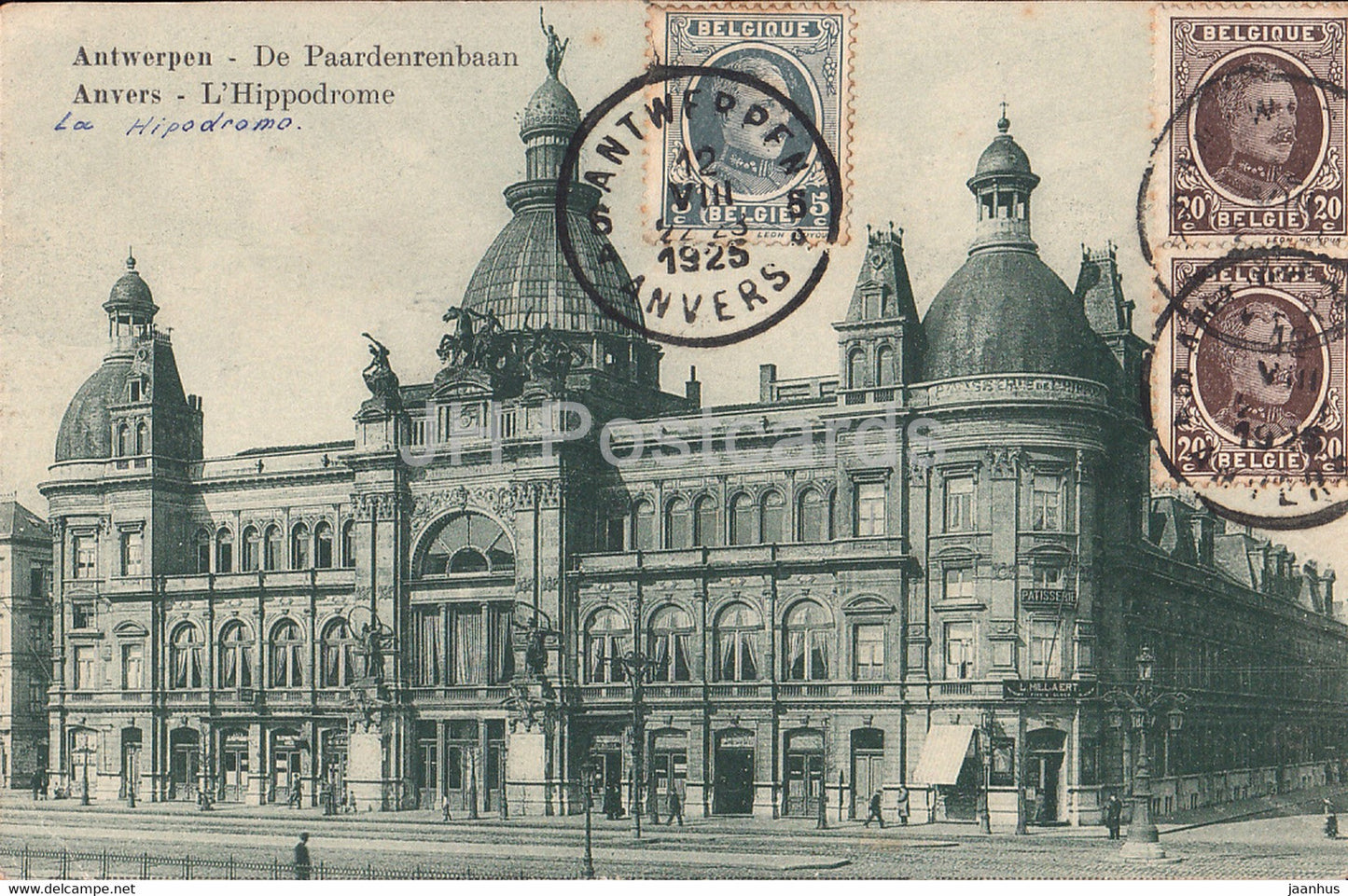 Antwerpen - Anvers - De Paardenrenbaan - L'Hippodrome - old postcard - 1925 - Belgium - used - JH Postcards