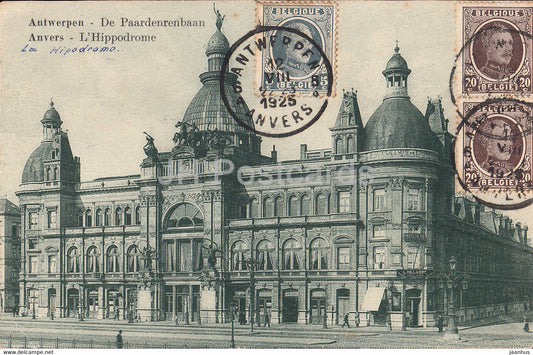 Antwerpen - Anvers - De Paardenrenbaan - L'Hippodrome - old postcard - 1925 - Belgium - used - JH Postcards
