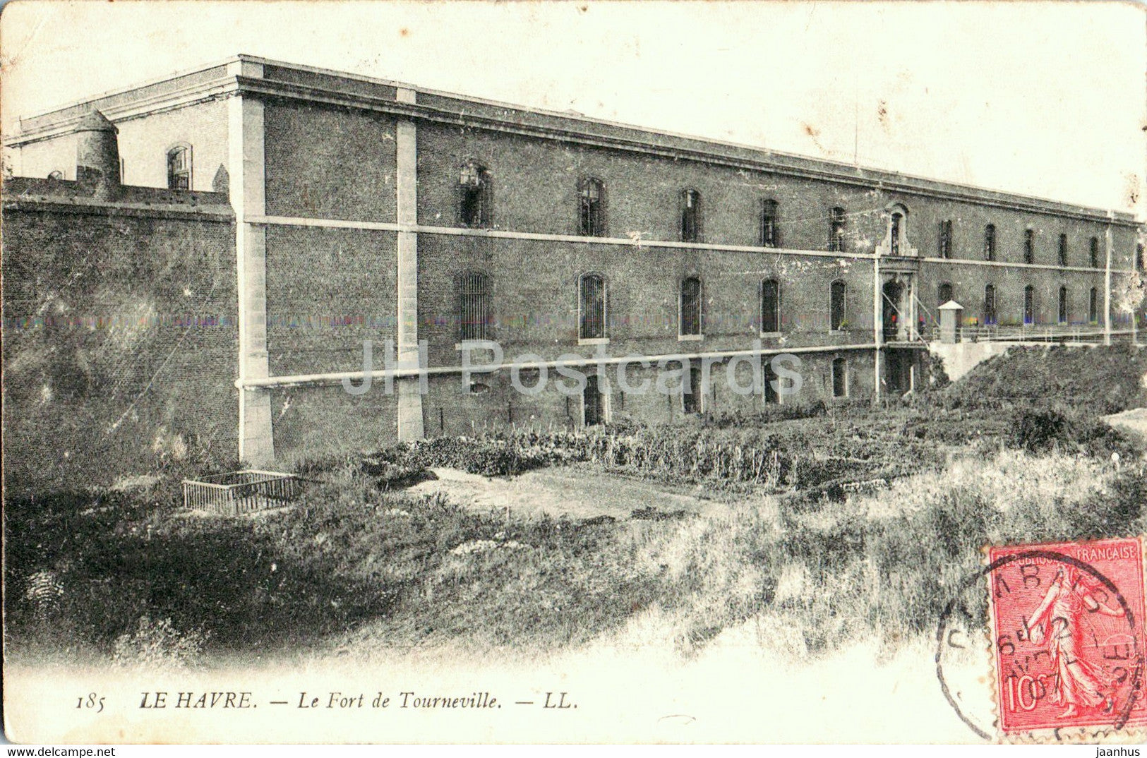 Le Havre - Le Fort de Tourneville - 185 - old postcard - 1907 - France - used - JH Postcards