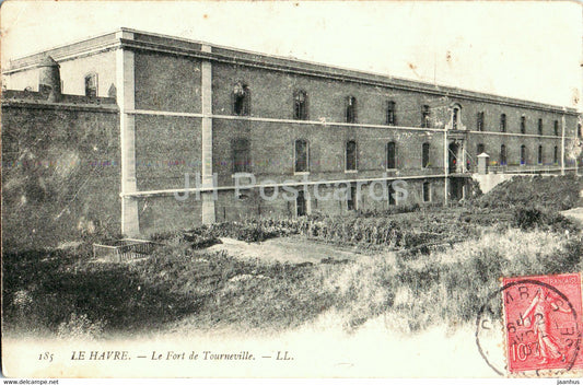 Le Havre - Le Fort de Tourneville - 185 - old postcard - 1907 - France - used - JH Postcards