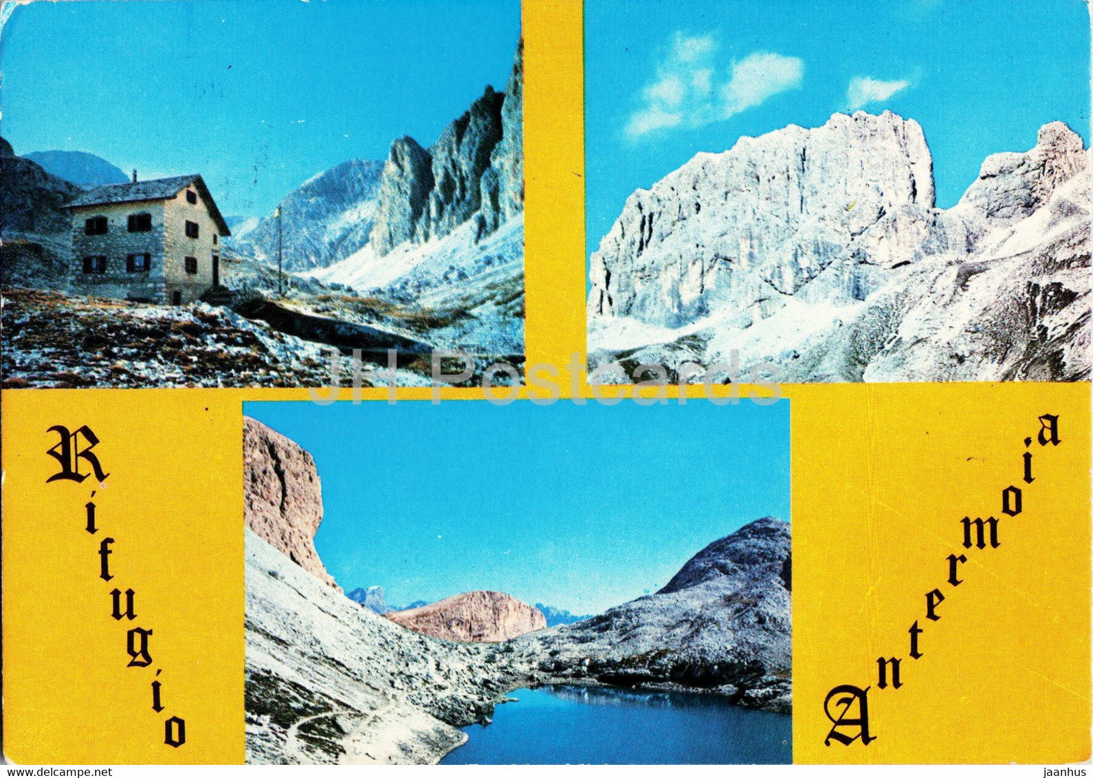 Rifugio Antermoia - Gruppo del Catinaccio - 1983 - Italy - used - JH Postcards