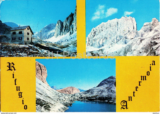 Rifugio Antermoia - Gruppo del Catinaccio - 1983 - Italy - used - JH Postcards