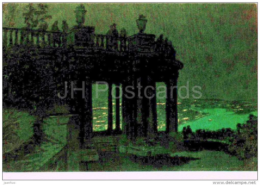 painting by A. Babkova - Kyiv . Dnepr river - ukrainian art - unused - JH Postcards