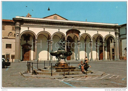 Basilica della S. S. Annunziata - St. Annunziata Basilica - Firenze - Toscana - 191 - Italia - Italy - unused - JH Postcards