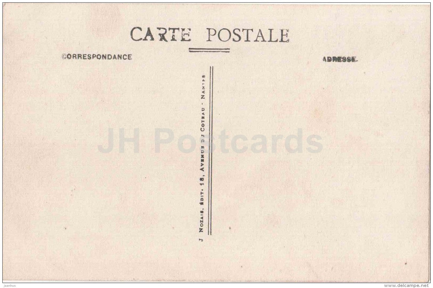 Vue Generale prise du Pont transbordeur - port - Nantes - France - 75 - Gilbert - old postcard - unused - JH Postcards