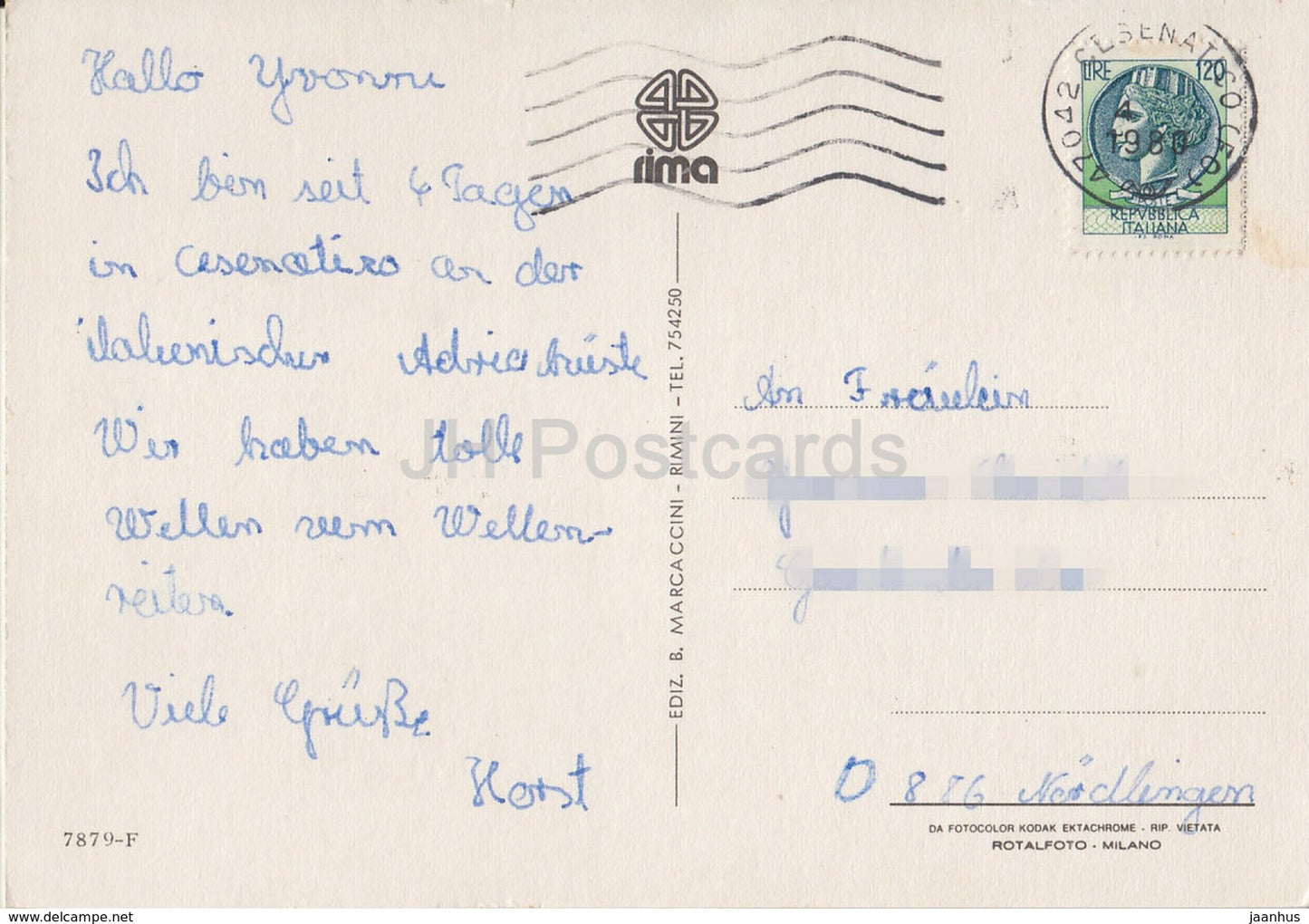 Cesenatico - multiview - Italy - 1980 - used