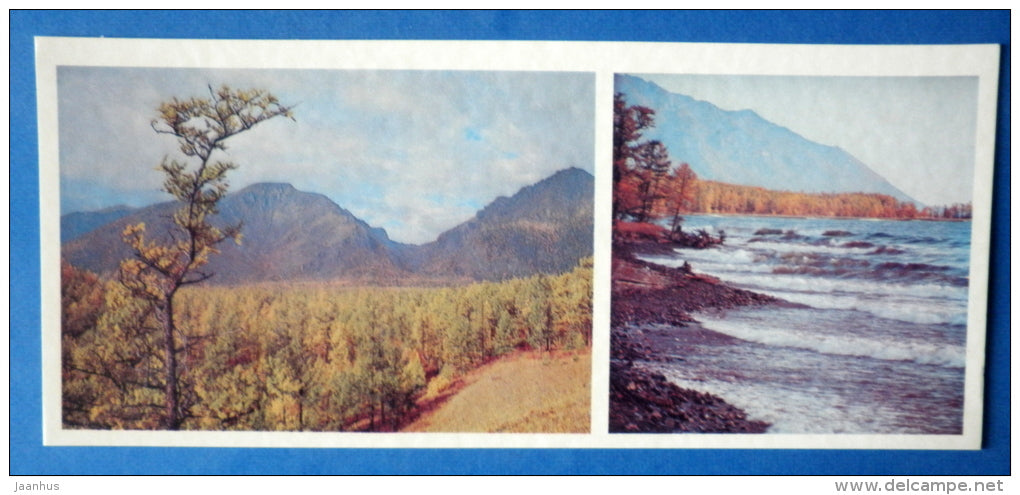 Pribaikalskaya fall - Lake Baikal - 1978 - Russia USSR - unused - JH Postcards