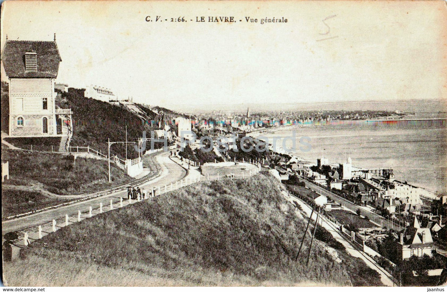 Le Havre - Vue Generale - 2166 - old postcard - 1917 - France - used - JH Postcards