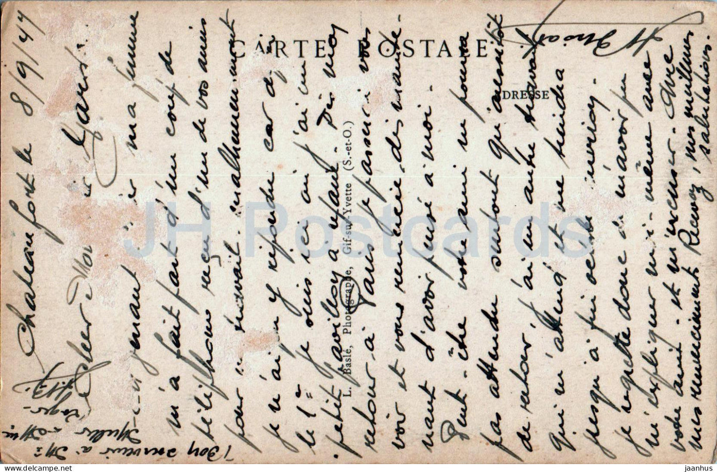 Chateaufort - Chateau de la Genest - Schloss - 689 - alte Postkarte - 1947 - Frankreich - gebraucht 