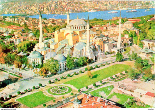 Istanbul - Aya Sofia Mosque - AND - 1983 - Turkey - used - JH Postcards