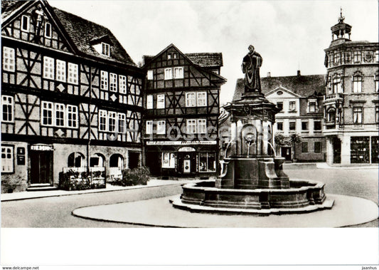 Nordhausen um 1930 - Lutherplatz mit Riesenhaus - Germany DDR - unused - JH Postcards