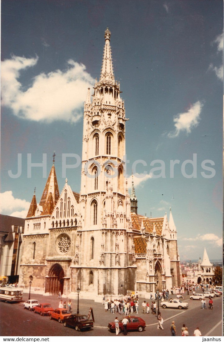 Greeting from Budapest - cathedral - 1988 - Hungary - used - JH Postcards